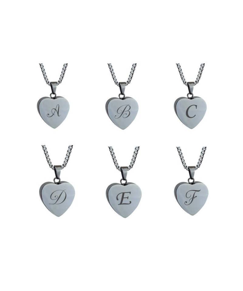 Personalisierter Buchstabe Herz Urne Anhänger Gedenk Asche Feuerbestattung Schmuck Gravur Personalisierter Buchstabe Herz Urne Anhänger Gedenk Asche Feuerbestattung Schmuck Gravur von LovetoTreasure