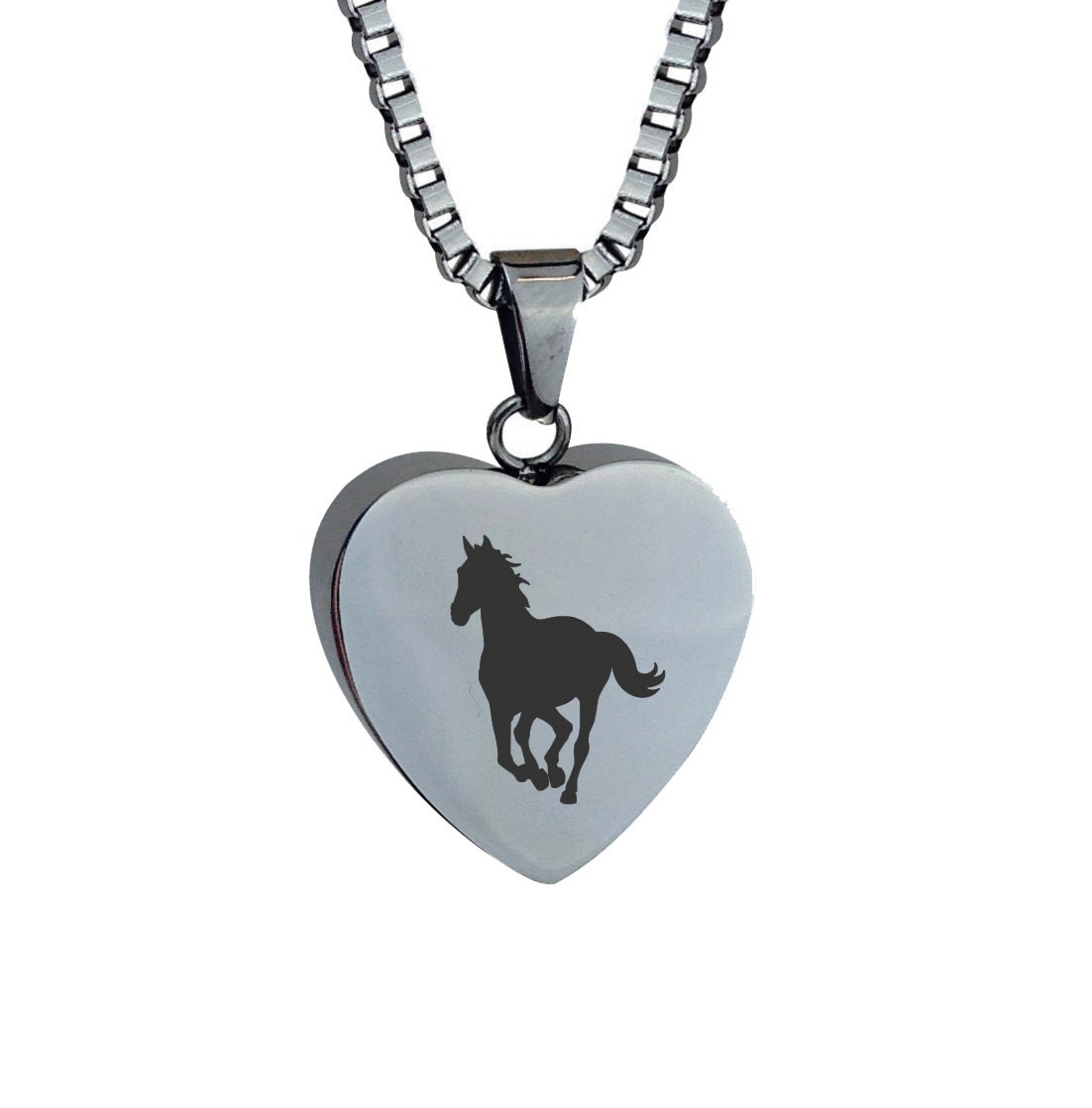 Pferd Urne Anhänger - Gedenkschmuck Asche Andenken Schmuck Personalisierte Gravur Pferd Urne Anhänger - Gedenkschmuck Asche Andenken Schmuck Personalisierte Gravur von LovetoTreasure