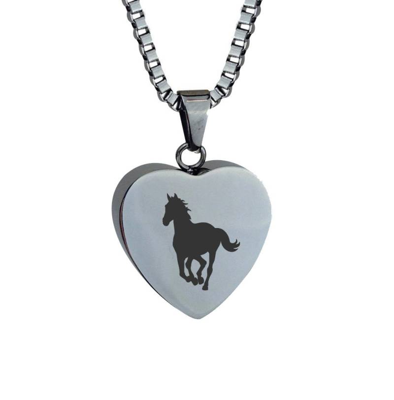 Pferd Urne Anhänger - Gedenkschmuck Asche Andenken Schmuck Personalisierte Gravur von LovetoTreasure