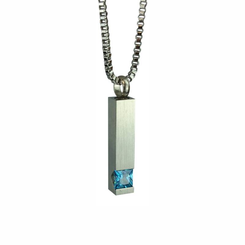 Quantum Blue Kristall Urne Anhänger - Gedenkasche Andenken Schmuck Personalisierte Gravur Quantum Blue Kristall Urne Anhänger - Gedenkasche Andenken Schmuck Personalisierte Gravur von LovetoTreasure