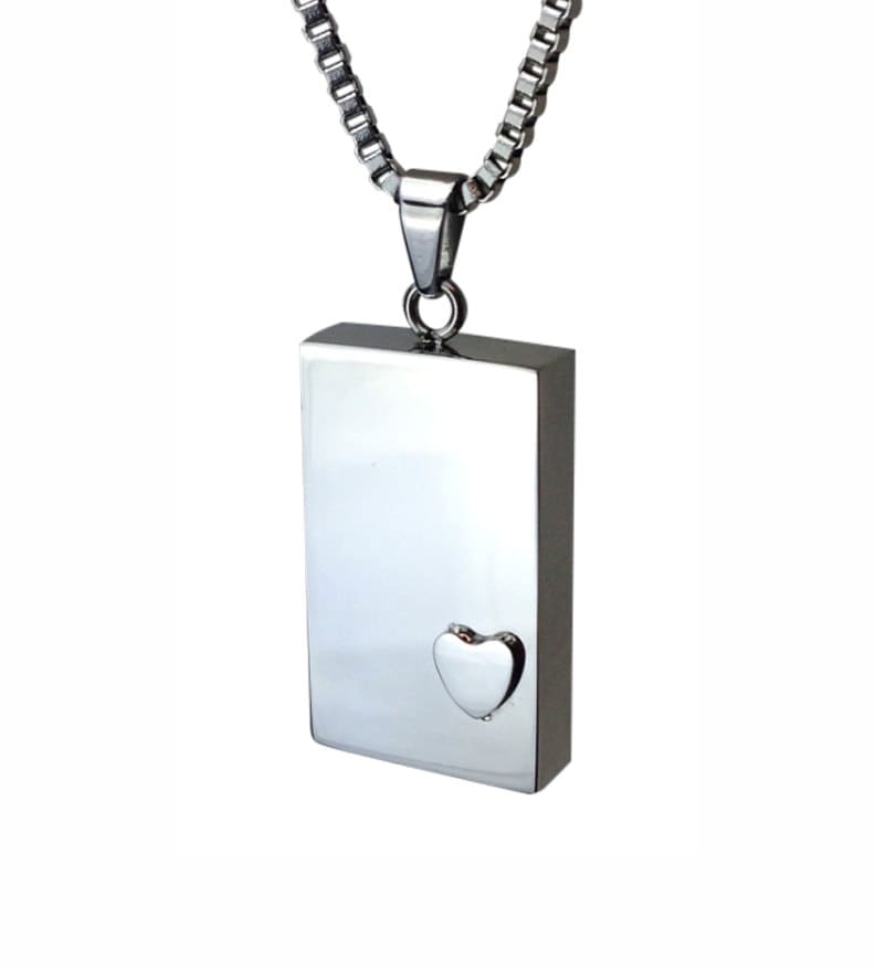 Schlichte Tablet Herz Urne Anhänger - Gedenkasche Andenken Schmuck Personalisierte Gravur Schlichte Tablet Herz Urne Anhänger - Gedenkasche Andenken Schmuck Personalisierte Gravur von LovetoTreasure