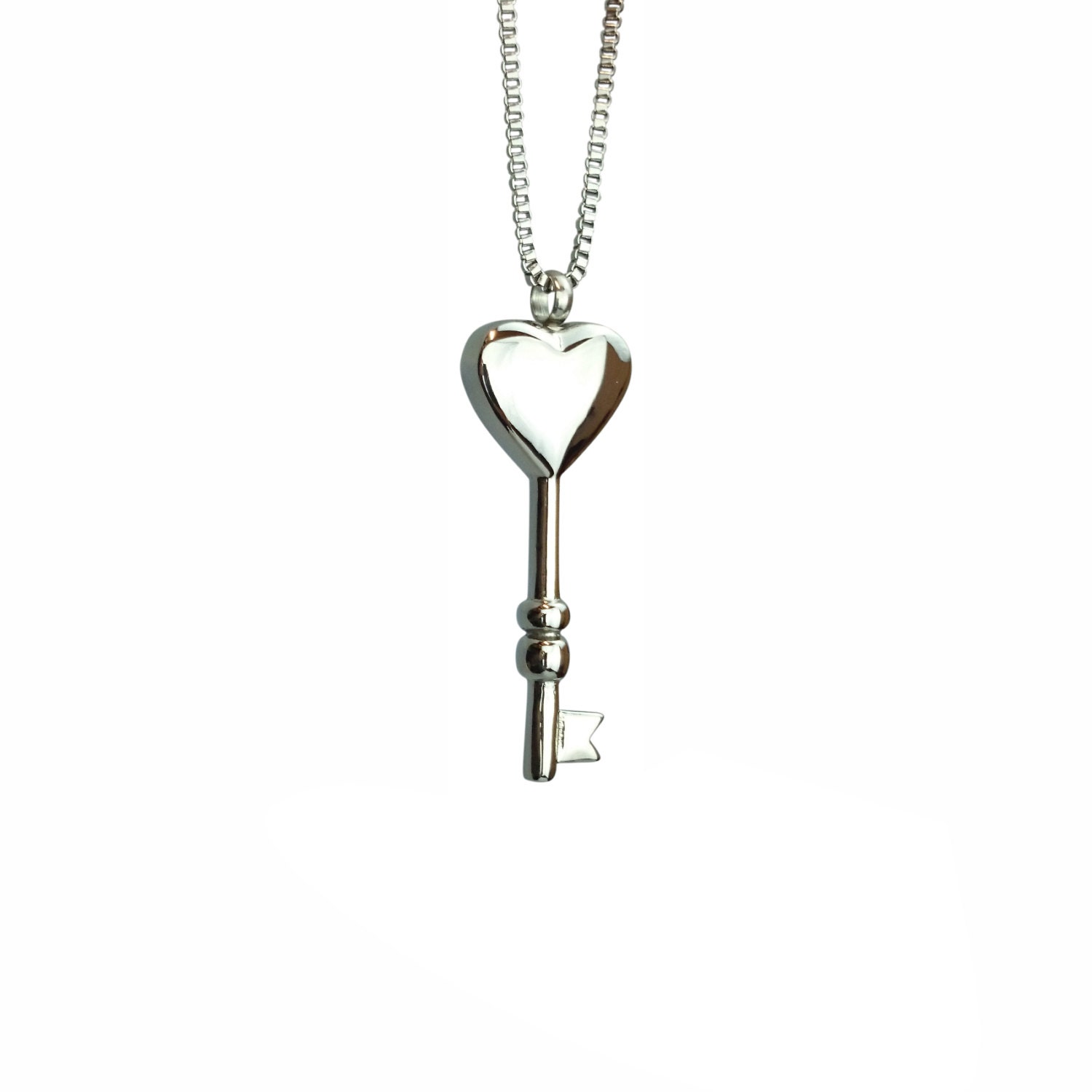 Schlüssel Zum Herz Urne Anhänger - Denim Erinnerung Andenken Schmuck Personalisierte Gravur Schlüssel Zum Herz Urne Anhänger - Denim Erinnerung Andenken Schmuck Personalisierte Gravur von LovetoTreasure