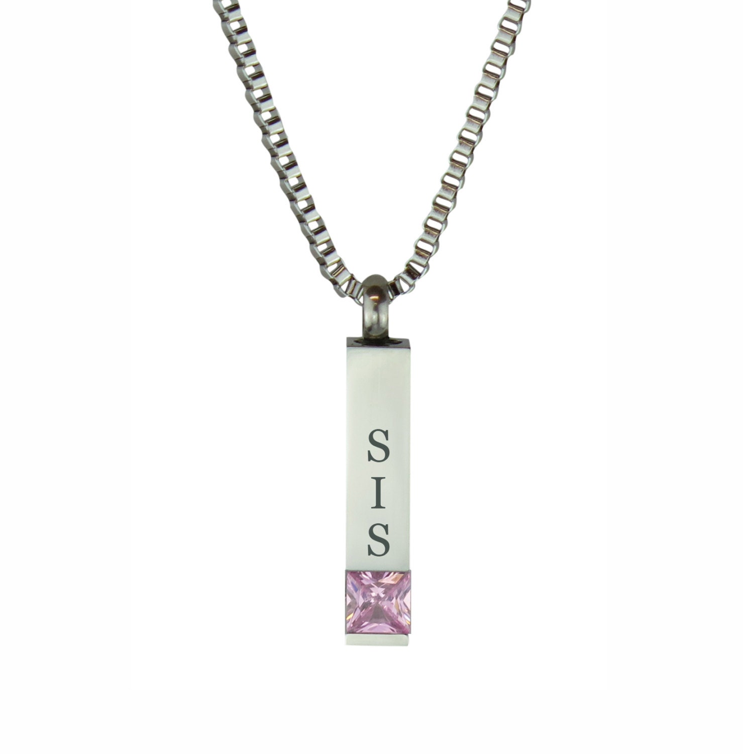 Schwester Quantum Pink Crystal Urne Anhänger - Erinnerung Ash Keepsake Schmuck Personalisierte Graviert Schwester Quantum Pink Crystal Urne Anhänger - Erinnerung Ash Keepsake Schmuck Personalisierte Graviert von LovetoTreasure