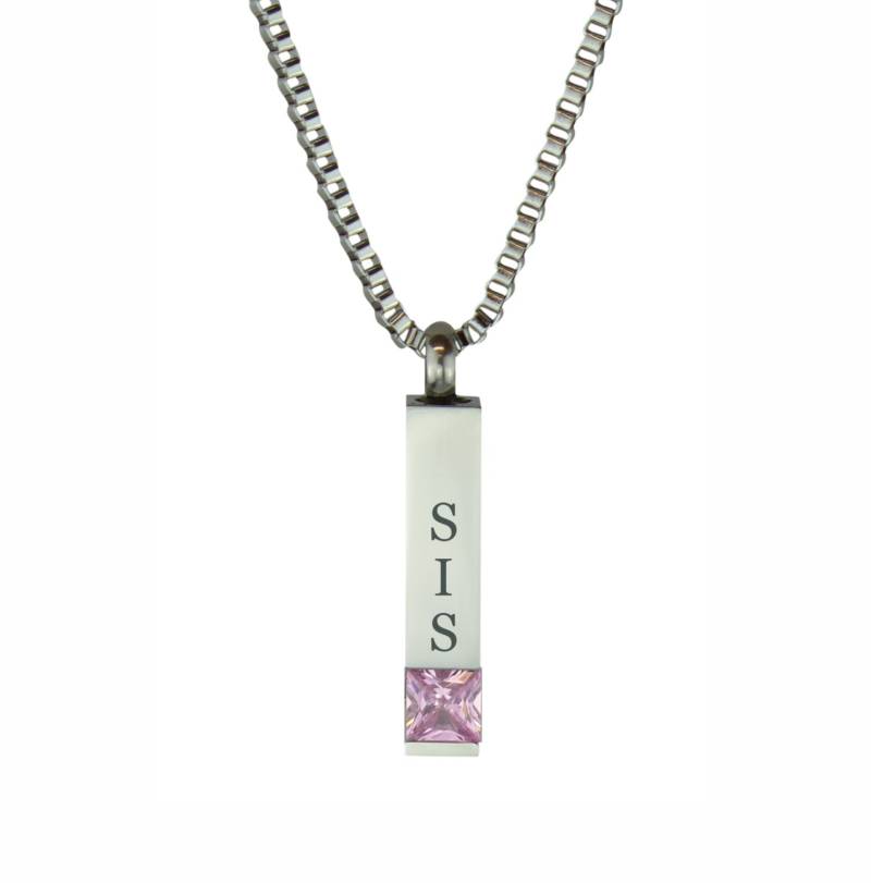 Schwester Quantum Pink Crystal Urne Anhänger - Erinnerung Ash Keepsake Schmuck Personalisierte Graviert Schwester Quantum Pink Crystal Urne Anhänger - Erinnerung Ash Keepsake Schmuck Personalisierte Graviert von LovetoTreasure