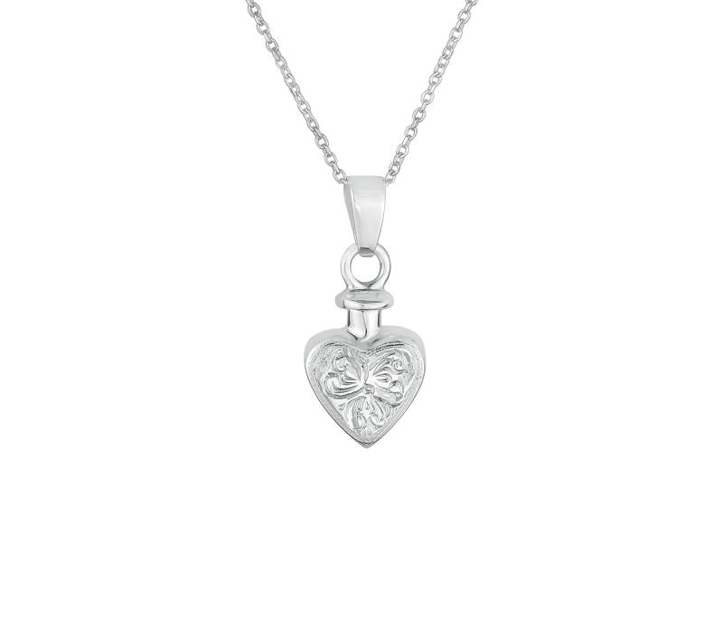 Urne Anhänger Halskette, Sterling Silber Kleine Vintage Herz Feuerbestattung Erinnerung Asche Andenken Urne Anhänger Halskette, Sterling Silber Kleine Vintage Herz Feuerbestattung Erinnerung Asche Andenken von LovetoTreasure
