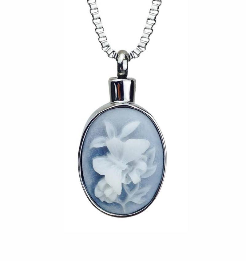Vintage Urne Anhänger - Gedenkstätte Schmuck Andenken Personalisierte Gravur von LovetoTreasure