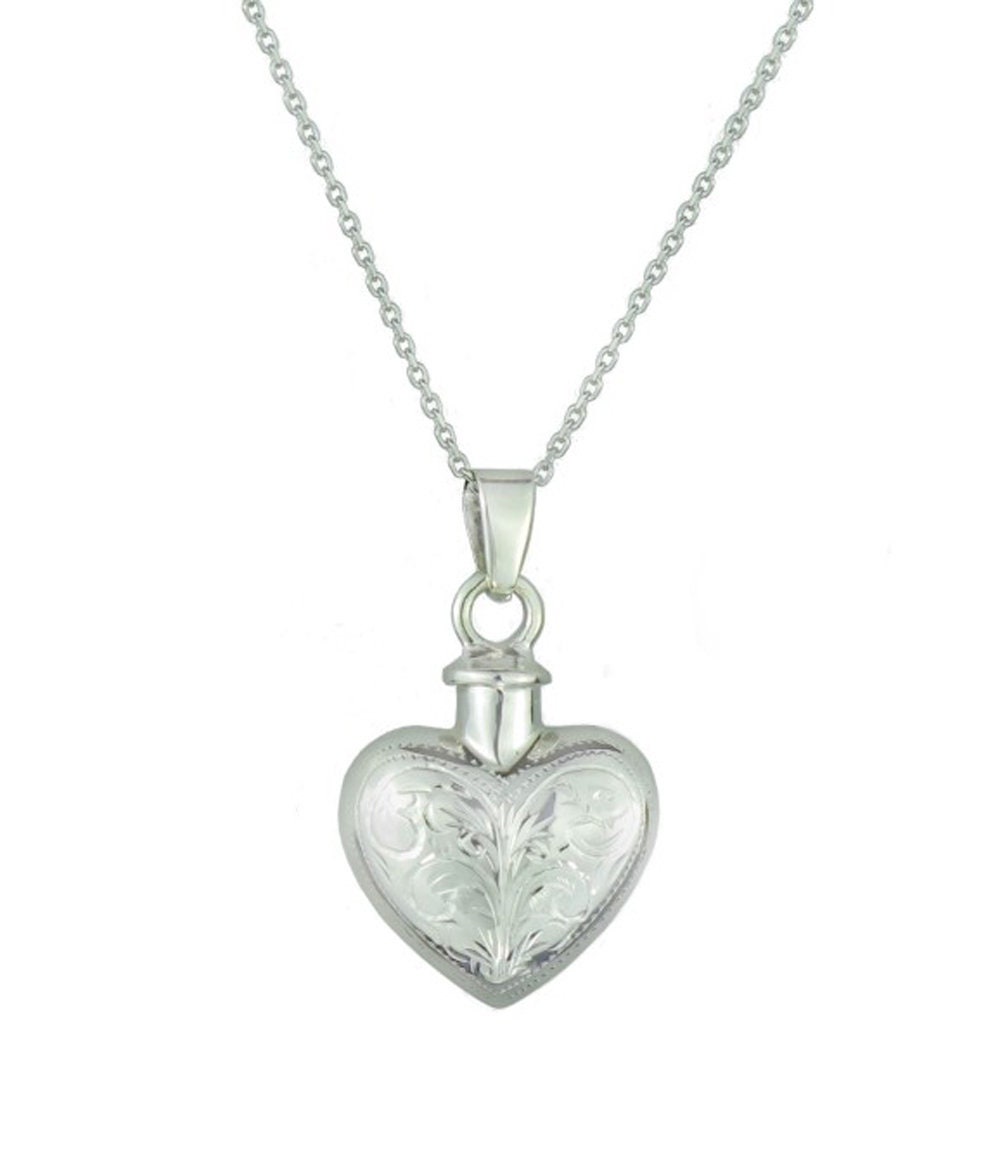 sterling Silber Vintage Herz Feuerbestattung Erinnerung Asche Andenken Urn Anhänger Halskette sterling Silber Vintage Herz Feuerbestattung Erinnerung Asche Andenken Urn Anhänger Halskette von LovetoTreasure