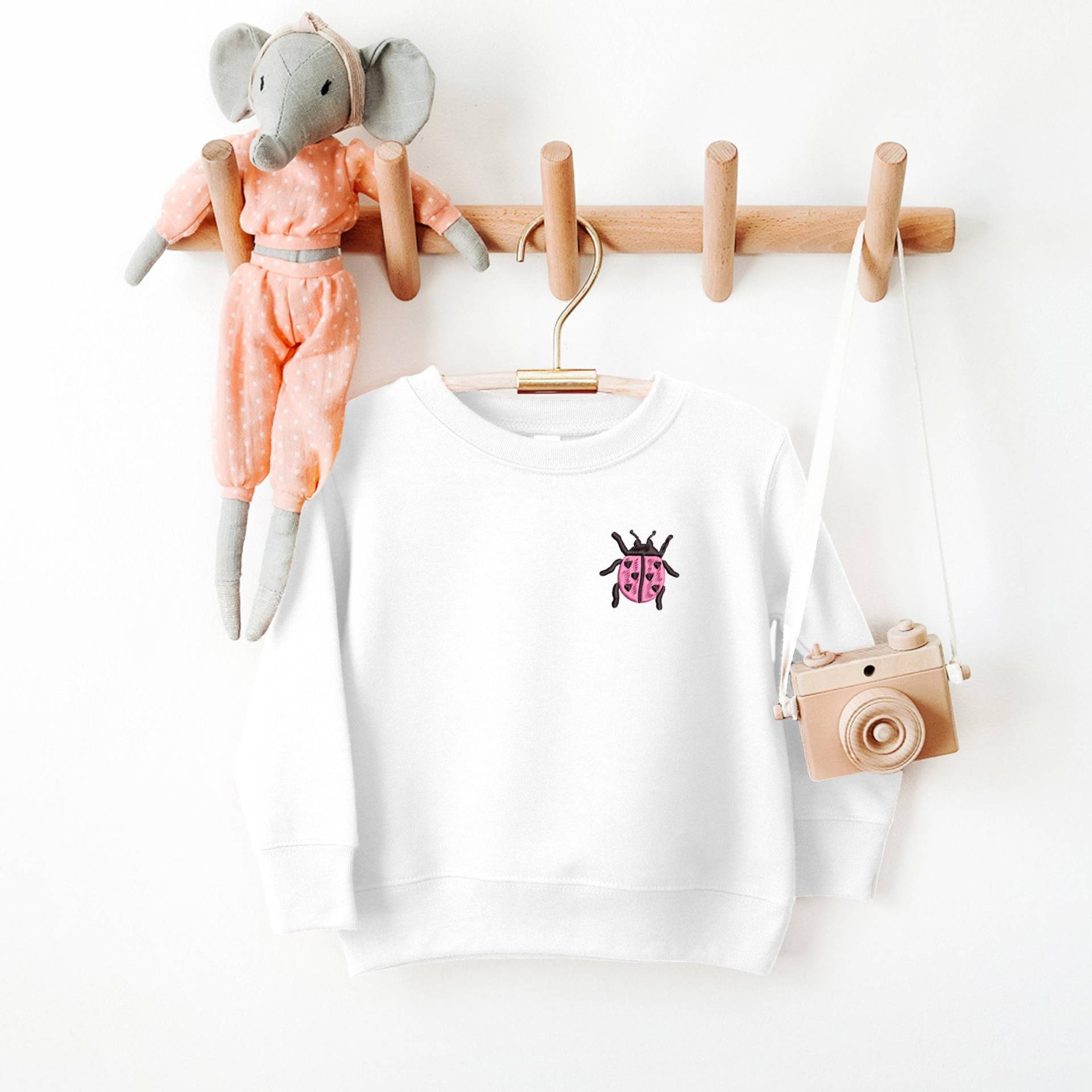 Marienkäfer Kinder Pullover Sweatshirt Bestickt Niedliche Kinderkleidung von LoveulotsGifts