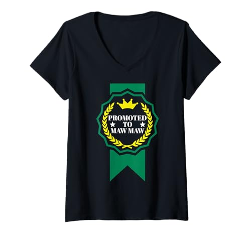Damen Zur Mawmaw Grandma Life Family befördert T-Shirt mit V-Ausschnitt Damen Zur Mawmaw Grandma Life Family befördert T-Shirt mit V-Ausschnitt von Loving Grandmother Family