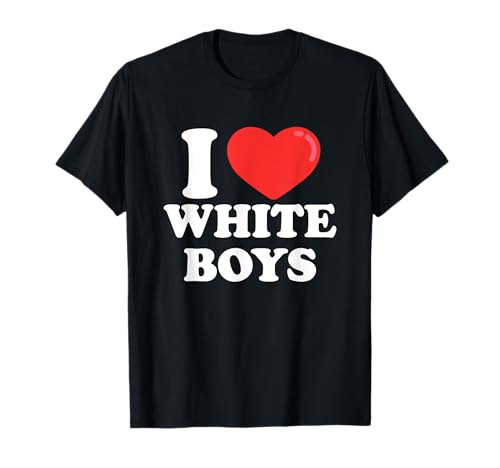 I Love (Herz) White Boys T-Shirt von Loving Heartfelt Brand