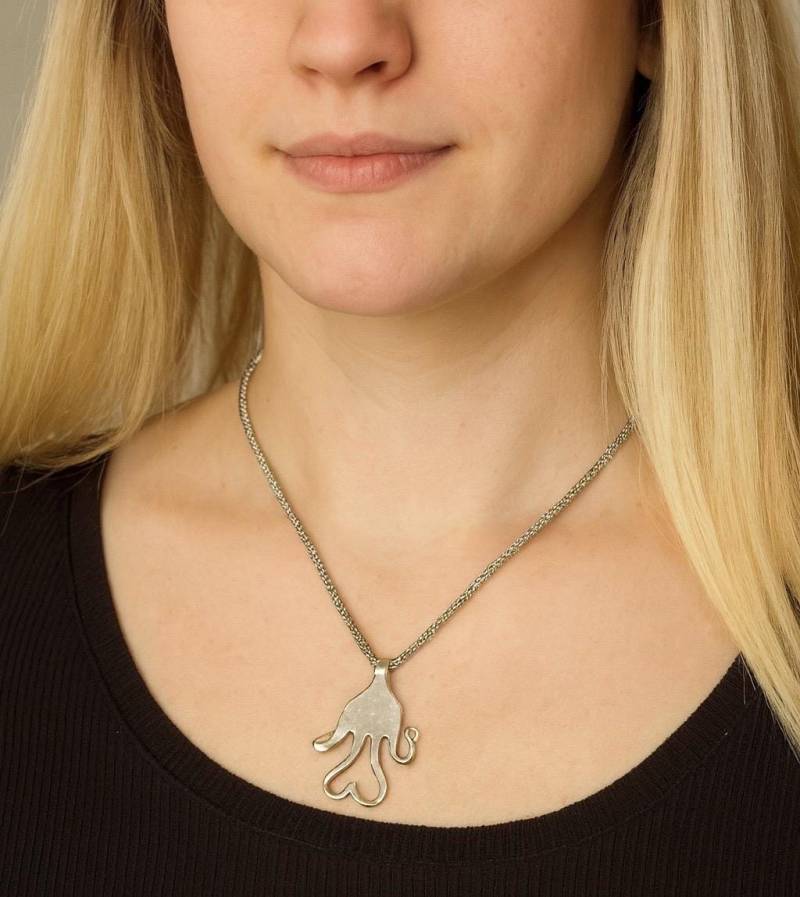 Besteck Schmuck , Recycled Vintage Gabel Zu Anhänger Plus Kette Handgefertigtes Unikat Aus Silber Hergestellt von LovingSpoonfulJewels