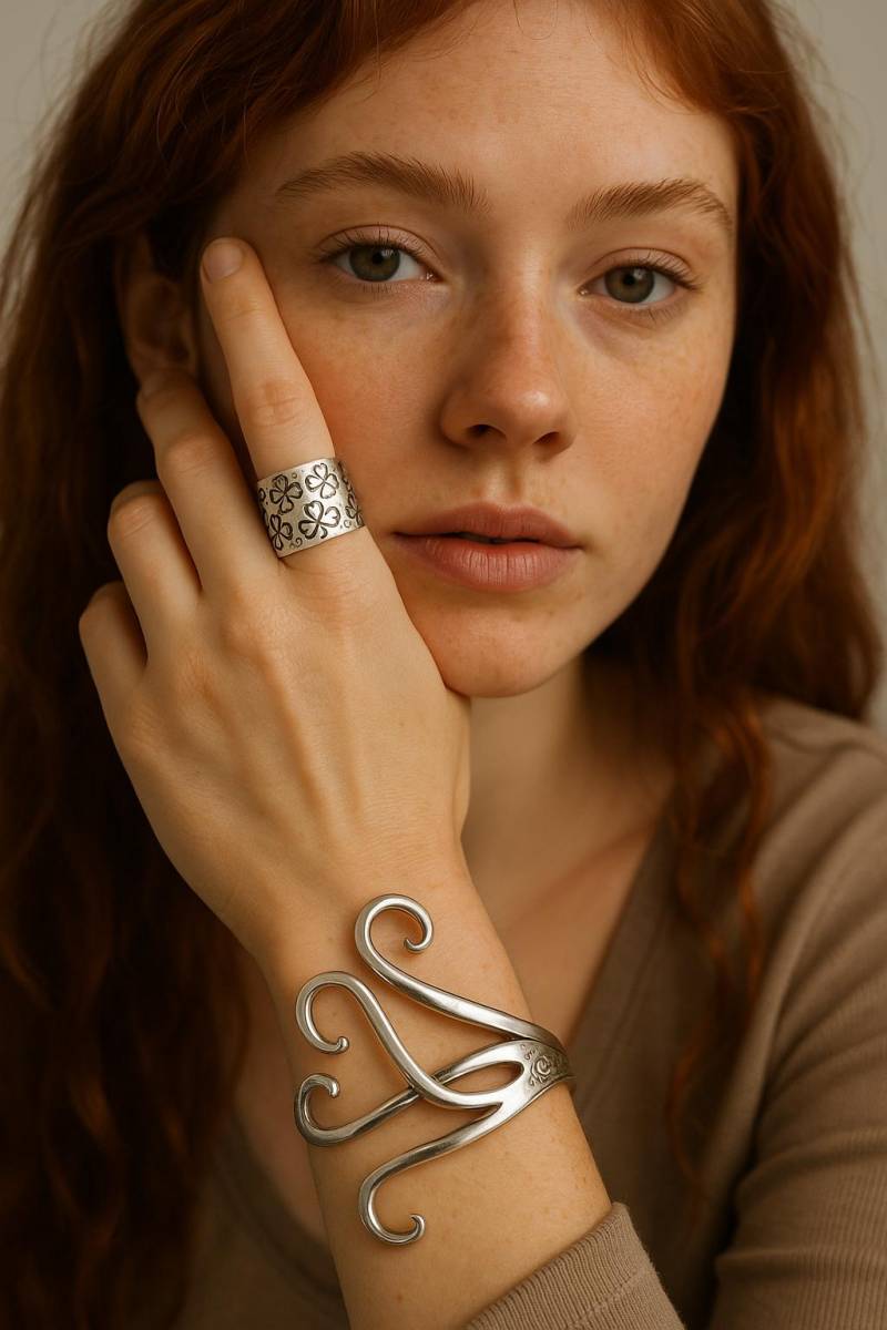 Gabel Armband - Chunky Vintage #handmade #handmadejewellery Erstellt Aus Silber von LovingSpoonfulJewels