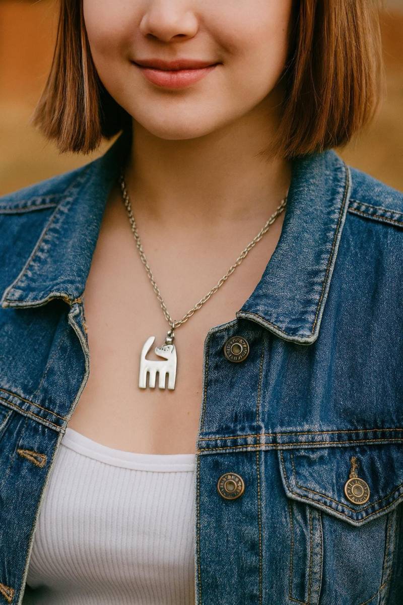 Hundeliebhaber - Recycled Vintage Gabel Hunde Anhänger Besteck Schmuck Sehr Süß Aus Einer Hergestellt Von Silberware Erstellt von LovingSpoonfulJewels