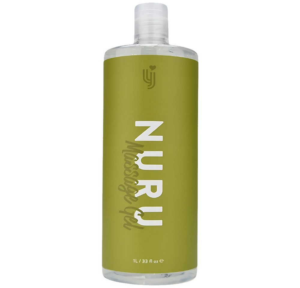 Lovingjoy Gleit- und Massagegel NURU Massage Gel, Flasche mit 1000ml (1 Liter), 1-tlg., Ganzkörpermassagegel mit Algen- und Traubenkernextrakt von Lovingjoy