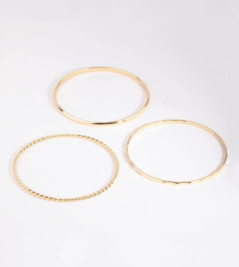 Lovisa - Multipack vergoldete Armreife-Goldfarben von Lovisa