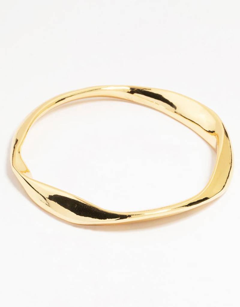 Lovisa - Welliger Statement-Armreif aus vergoldetem Messing in Goldoptik-Goldfarben Lovisa - Welliger Statement-Armreif aus vergoldetem Messing in Goldoptik-Goldfarben von Lovisa