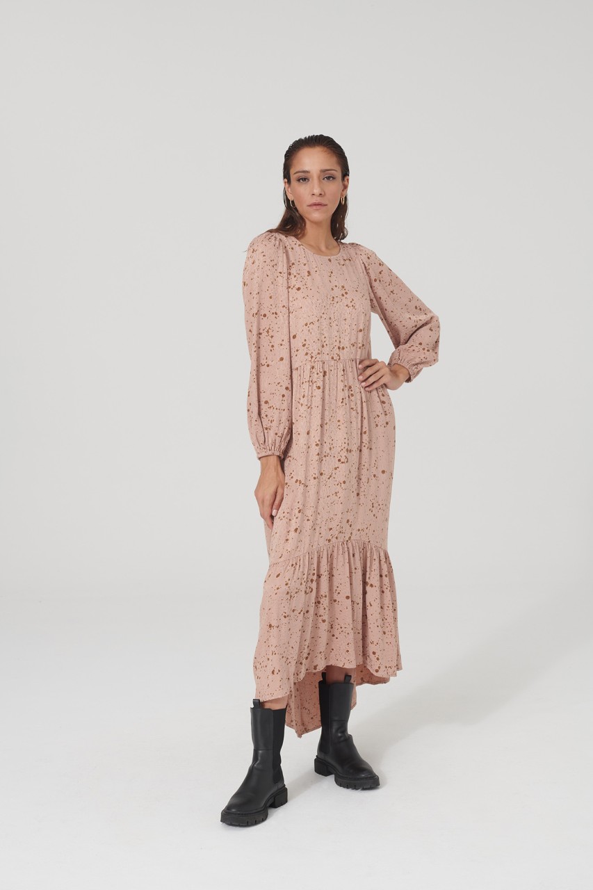 Kleid AUDREYANA | LOVJOI | veganes Kleid | Rosewood Spots... M von Lovjoi