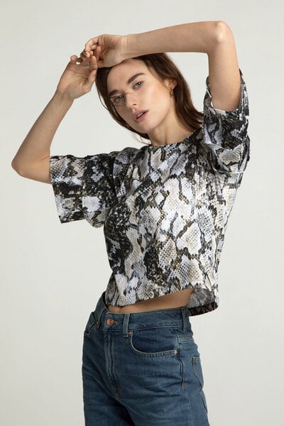 Lovjoi Print-Shirt LILLIT aus 100% Biobaumwolle von Lovjoi