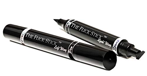 Winged Eyeliner Stamp – The Flick Stick by Lovoir Black, Waterproof Make Up, Smudgeproof, Long Lasting Liquid Eye liner Pen, Vamp Style Wing, 2 Wingliner Pens In A Pack (10mm Classic, Cocoa Brown) von Lovoir