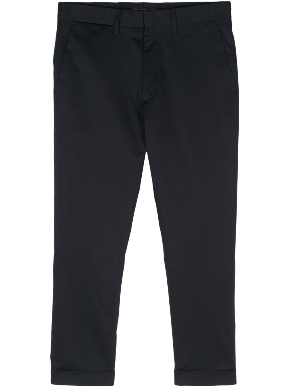 Low Brand Klassische Cropped-Chino - Blau von Low Brand