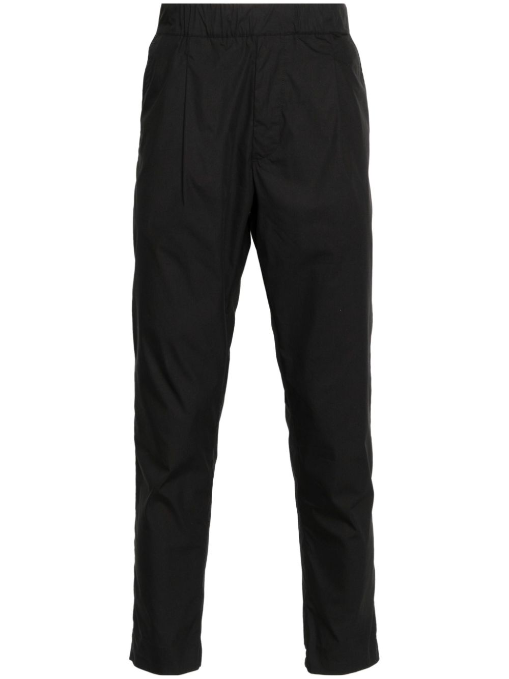 Low Brand Tapered-Hose mit Bundfalten - Schwarz von Low Brand