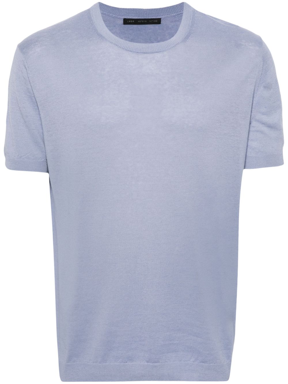 Low Brand short-sleeve knitted T-shirt - Blau von Low Brand