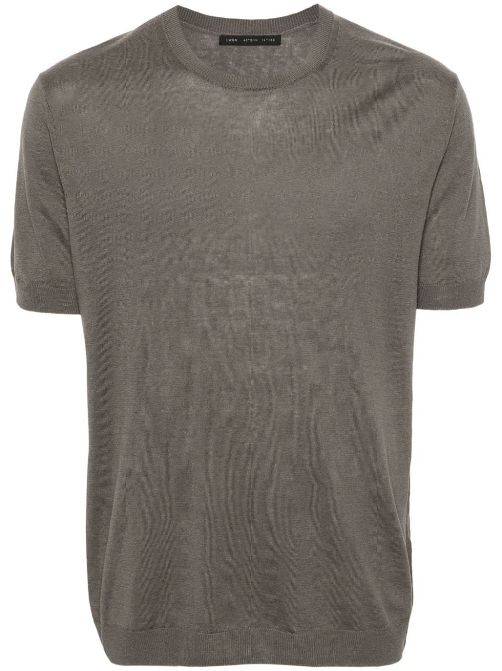 Low Brand short-sleeve knitted T-shirt - Grau von Low Brand