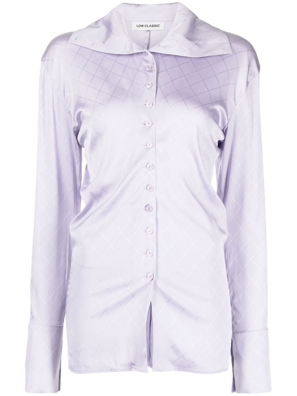 Low Classic Bluse mit Knöpfen - Violett von Low Classic