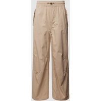 Low Lights Studios Hose mit elastischem Bund mit Tunnelzug Modell 'Parachute' in Beige, Größe S von Low Lights Studios
