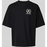 Low Lights Studios T-Shirt mit Label-Stitching in Black, Größe XXL von Low Lights Studios