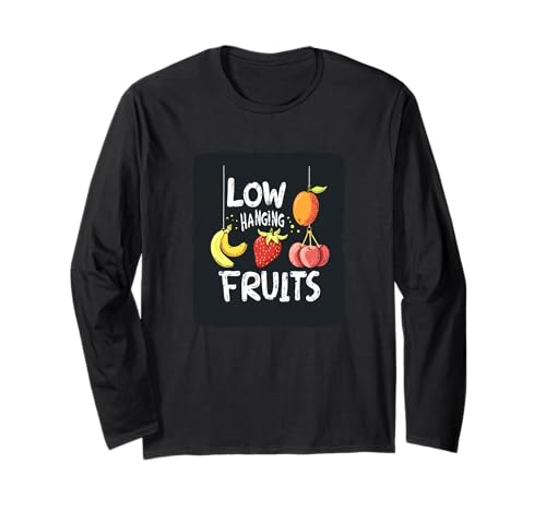 Cool Fruits Statement für Erwachsene und Kinder Langarmshirt Cool Fruits Statement für Erwachsene und Kinder Langarmshirt von Low hanging Fruits