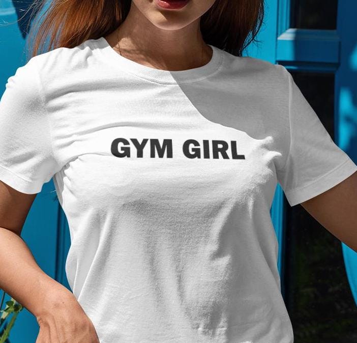 Gym Girl Shirt, Lustiges Bro Workout T-Shirt, Meme, Shirts Für Mädchen, Kantiges T-Shirt von LowBudgetTees