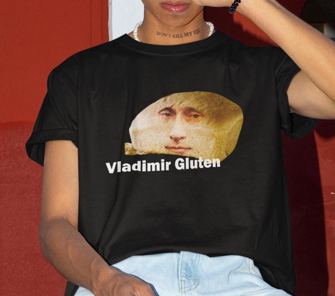 Vladimir Gluten Shirt, Tolerant Lustiges Geschenk, Offensive Shirt Für Freund, Gen Z Vladimir Gluten Shirt, Tolerant Lustiges Geschenk, Offensive Shirt Für Freund, Gen Z von LowBudgetTees