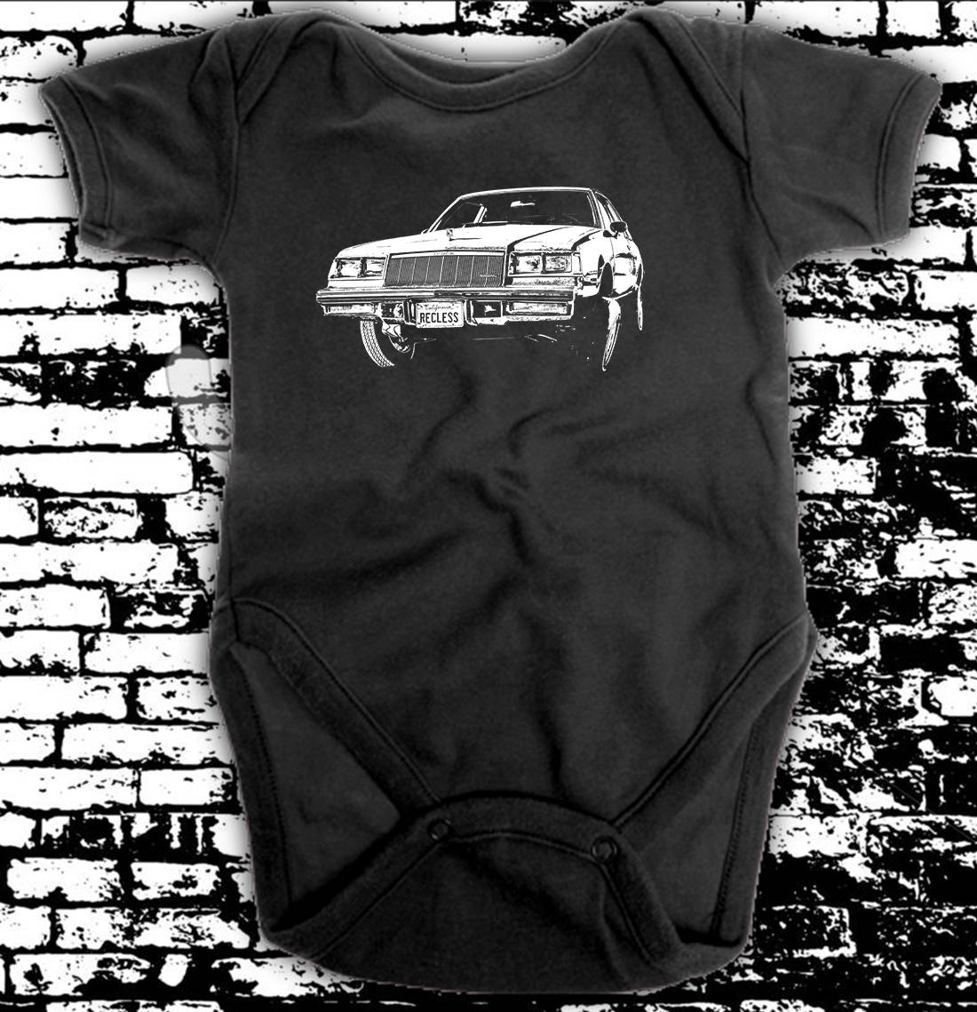 Lowrider Baby Regal Locked Up Säugling Einteiler Mädchen Jungen Unisex Body von LowLowWear