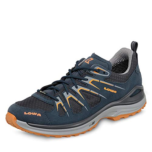 LOWA 320616 6018 Innox Evo Gore-TEX Damen Outdoorschuh aus Textil und Synthetik, Groesse 37 1/2, blau/orange von LOWA