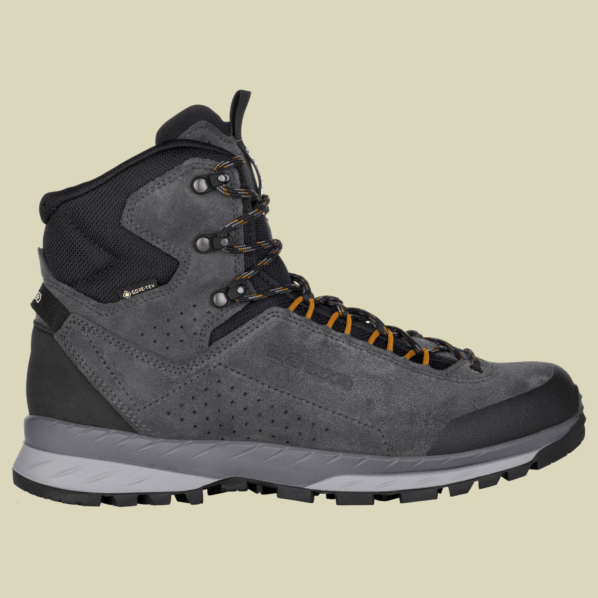 Delago Mid GTX Men UK 9,5 grau - grau/schwarz von Lowa
