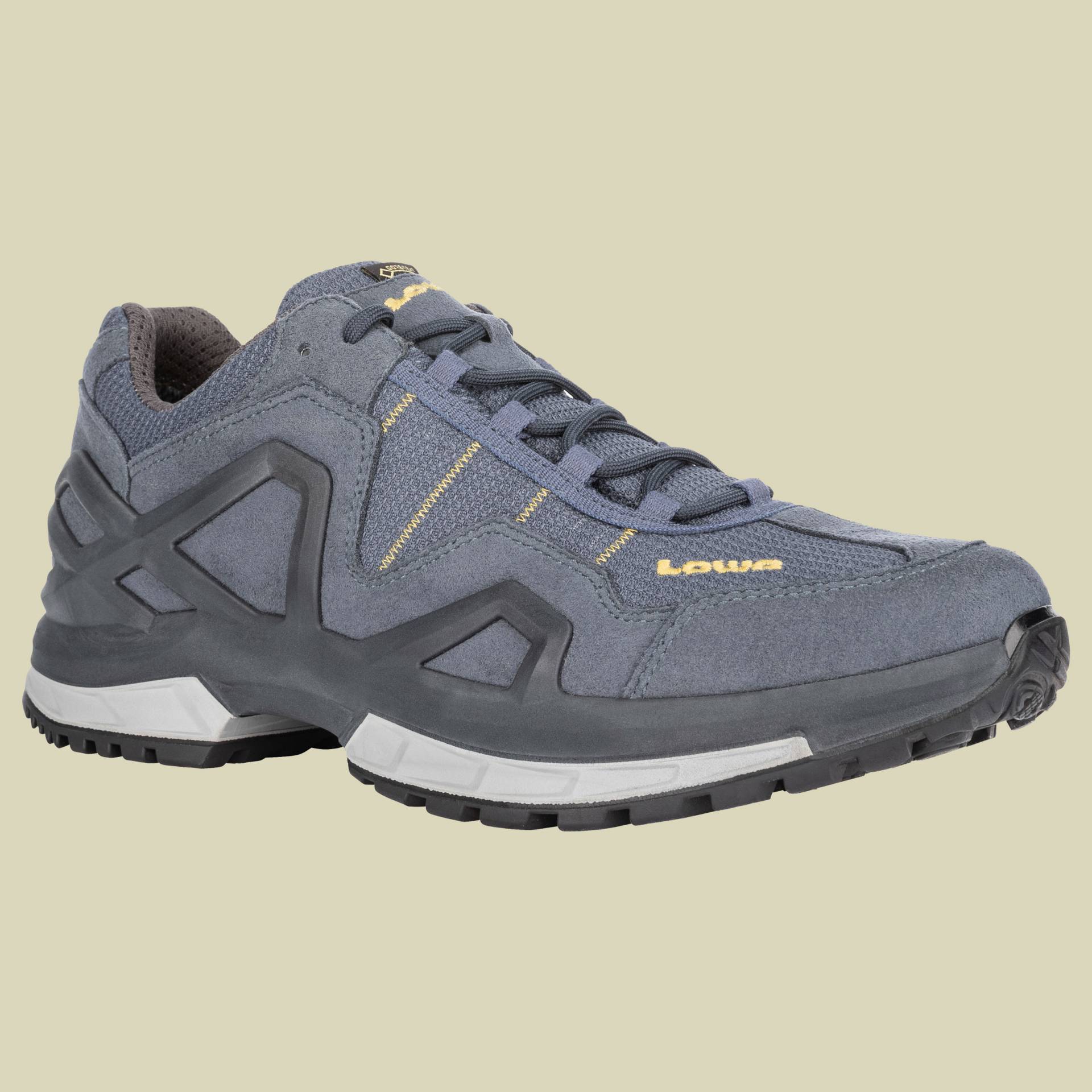 Gorgon GTX Men UK 10 grau - stahlblau/senf von Lowa