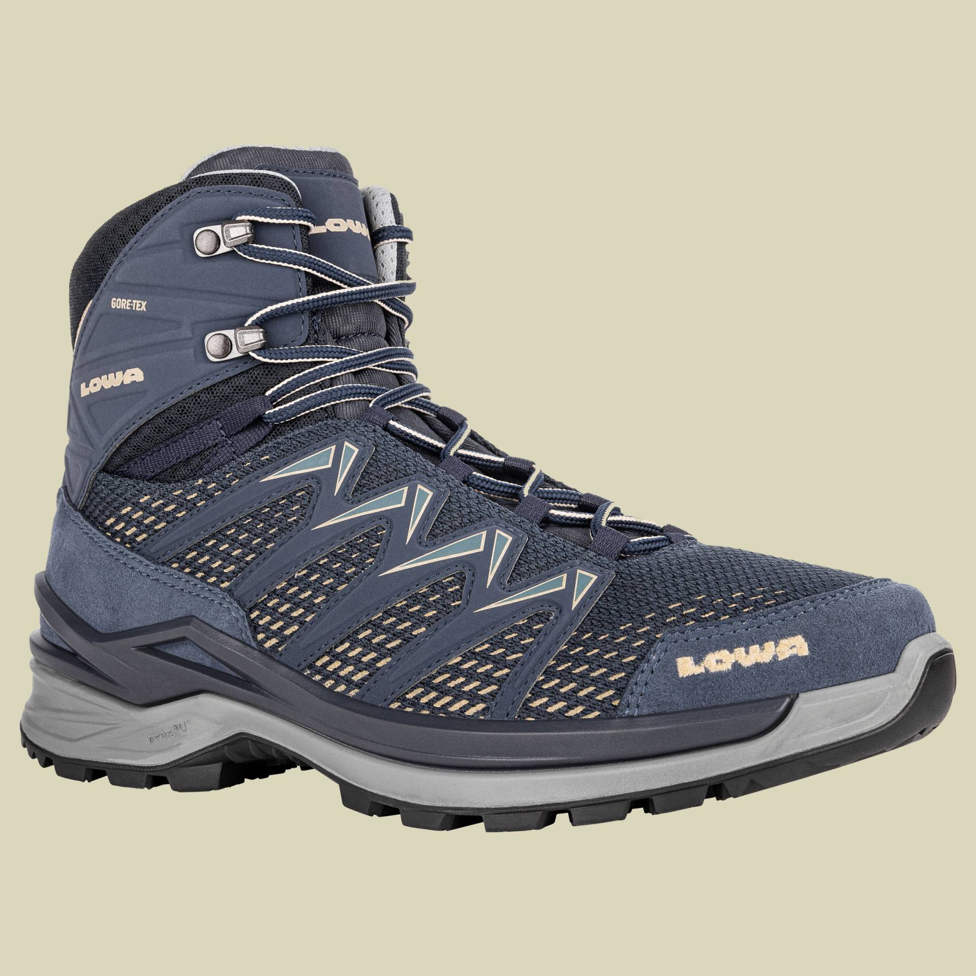 Innox Pro GTX Mid Men Größe UK 10 Farbe jeans/dune von Lowa