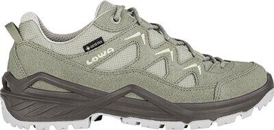 LOWA Damen Multifunktionsschuhe Damen Trekkingschuhe Sirkos EVO GTX LO SEEGRAS/MINT - Gr. - 41 von Lowa