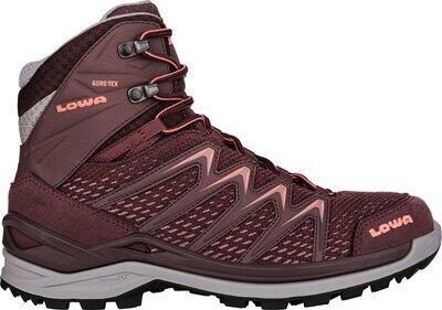 LOWA Damen Multifunktionsschuhe Damen Wanderstiefel Innox Pro Gore-Tex Mid BORDEAUX/KORALLE - Gr. - 38 von Lowa