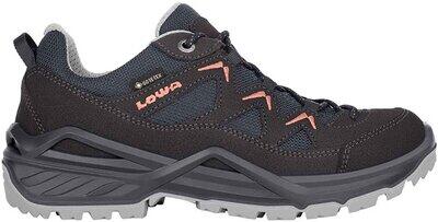 LOWA Damen Schuhe SIRKOS EVO GTX LO Ws navy/lachs - Gr. - 42 von Lowa