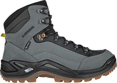 LOWA Herren Multifunktionsstiefel Herren Wanderschuhe Renegade GTX Mid DUNKELGRAU/SCHWARZ - Gr. - 42 von Lowa