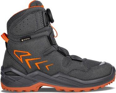 LOWA Kinder Freizeitschuhe FIRO GTX HI JR ANTHRAZIT/ORANGE - Gr. - 39 von Lowa