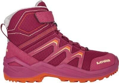 LOWA Kinder Freizeitschuhe MADDOX WARM GTX MID JR BEERE/ORANGE - Gr. - 33 von Lowa