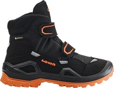 LOWA Kinder Freizeitschuhe MILO EVO GTX MID JR SCHWARZ/ORANGE - Gr. - 39 von Lowa