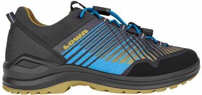 LOWA Kinder Multifunktionsschuhe CAREZZA GTX LO JR TÜRKIS/SENF - Gr. - 38 von Lowa