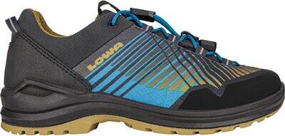 LOWA Kinder Multifunktionsschuhe CAREZZA GTX LO JR TÜRKIS/SENF - Gr. - 39 von Lowa