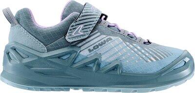 LOWA Kinder Multifunktionsschuhe MERGER GTX LO VC JR EISBLAU/LILA - Gr. - 37 von Lowa