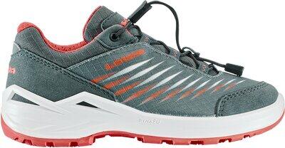 LOWA Kinder Multifunktionsschuhe ZIRROX II GTX LO JR GRAPHIT/KORALLE - Gr. - 36 von Lowa