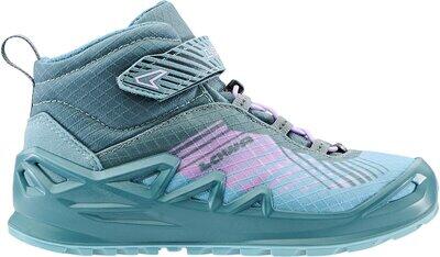 LOWA Kinder Multifunktionsstiefel MERGER GTX QC JR EISBLAU/LILA - Gr. - 37 von Lowa